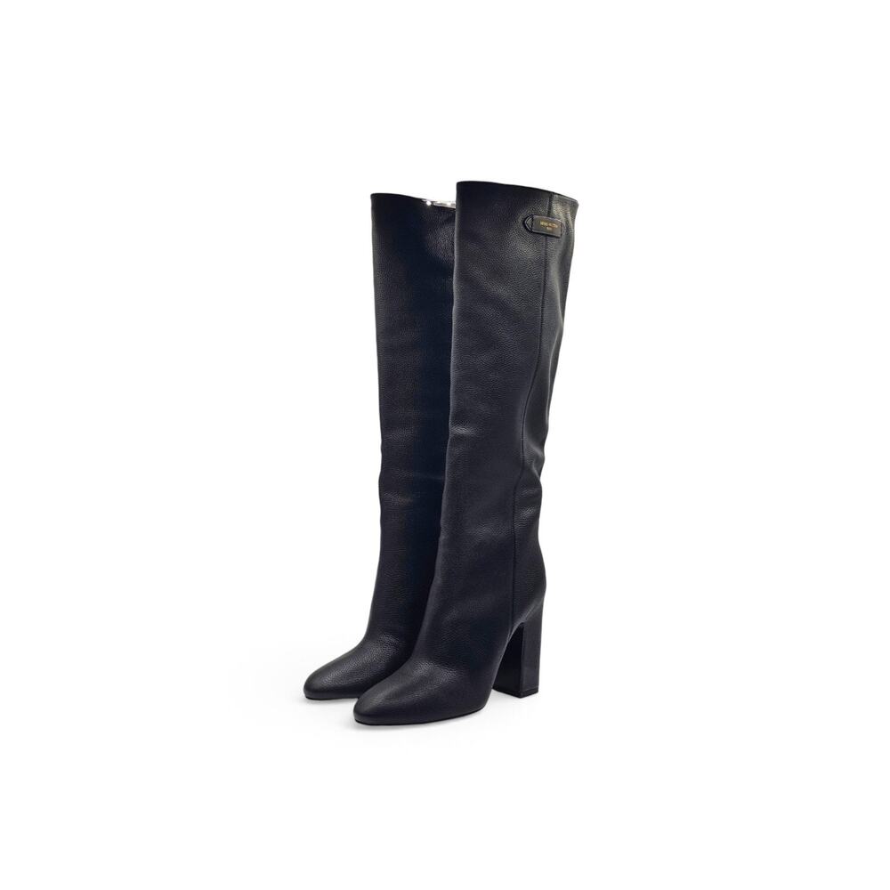 Louis Vuitton Donna High Boots 1AIFYM Black Leather EU 39 US 9 - NWOB $2480